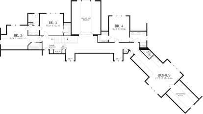Second Floor for House Plan #2559-00745