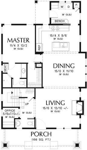 Main Floor for House Plan #2559-00748