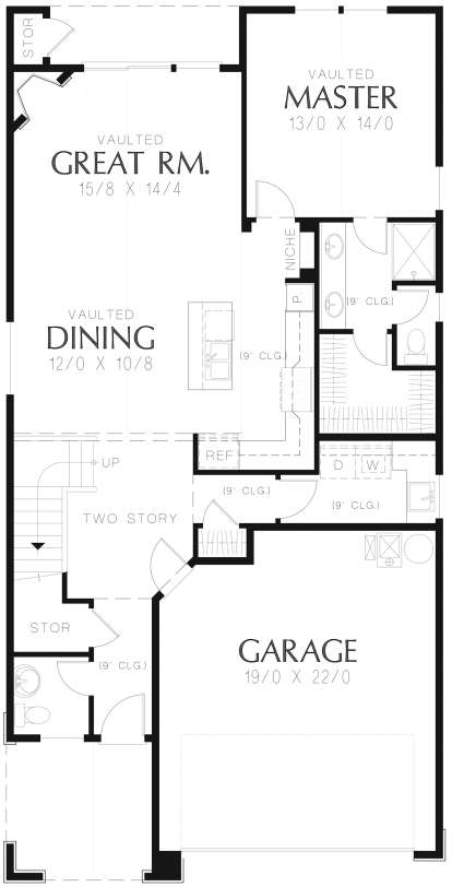 Main Floor for House Plan #2559-00749