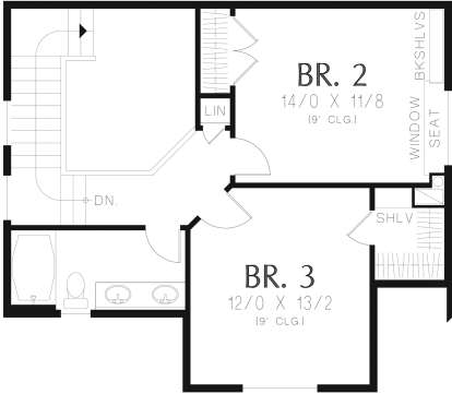 Second Floor for House Plan #2559-00749