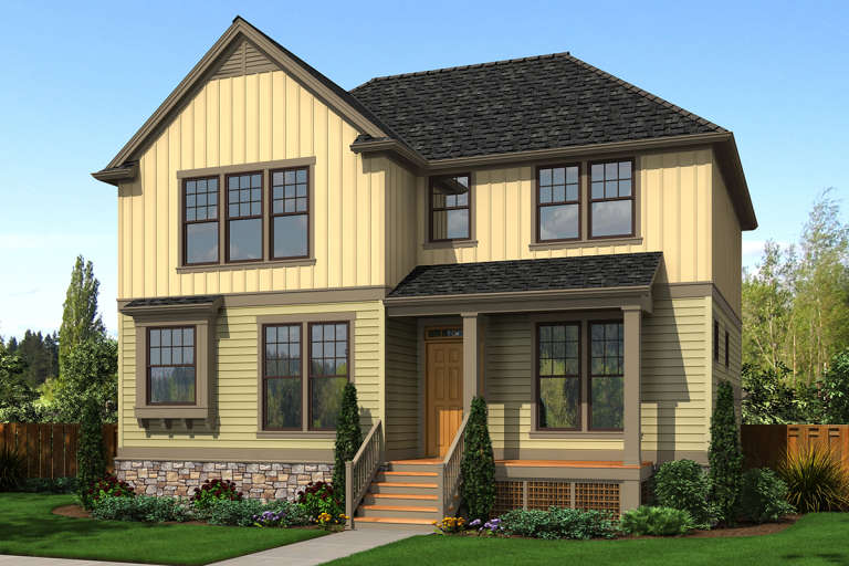 House Plan House Plan #20456 Front Elevation 