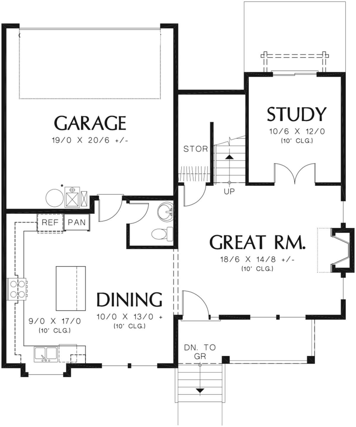 Main Floor for House Plan #2559-00751
