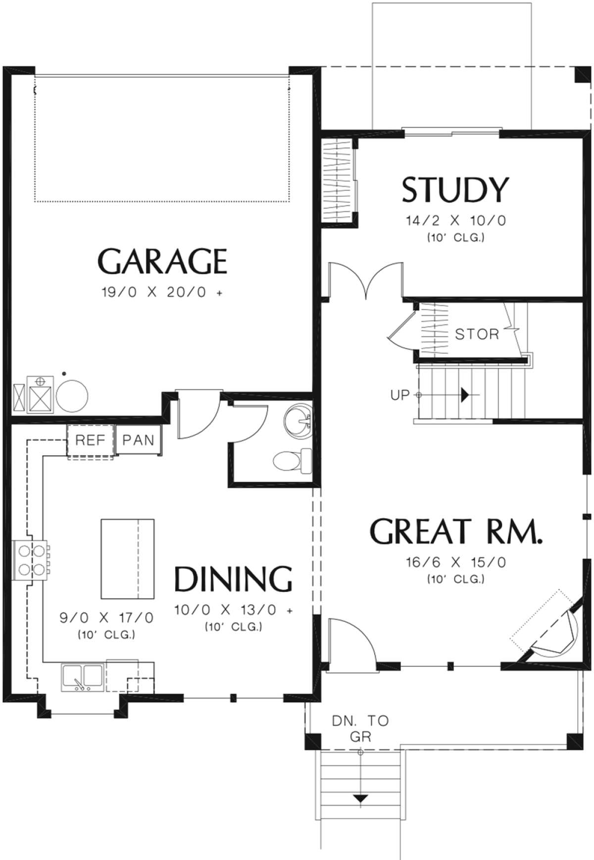 Main Floor for House Plan #2559-00752