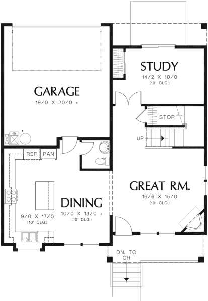 Main Floor for House Plan #2559-00752