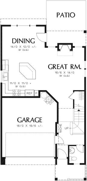 Main Floor for House Plan #2559-00753