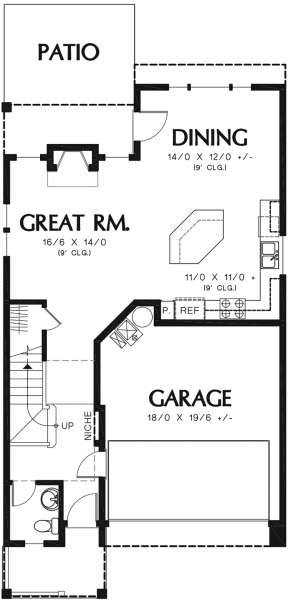 Main Floor for House Plan #2559-00754