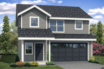 3 Bed, 2 Bath, 1628 Square Foot House Plan - #035-00826