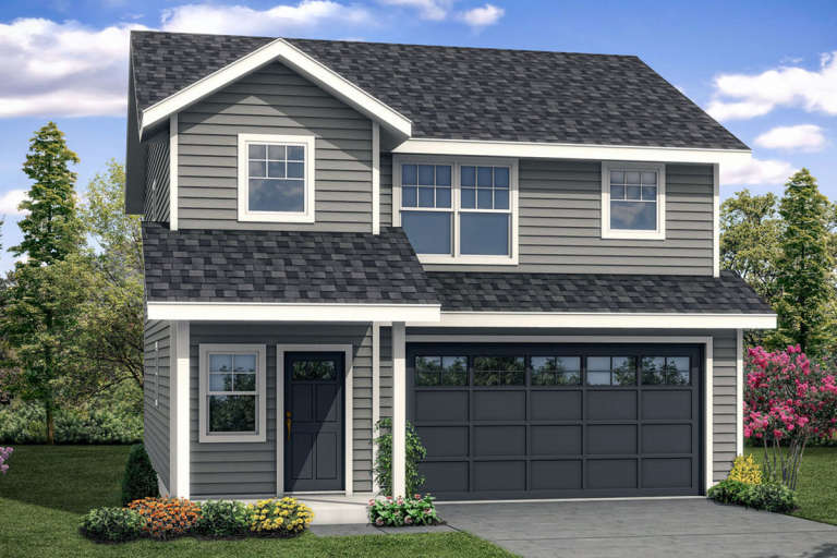 Traditional House Plan #035-00826 Elevation Photo