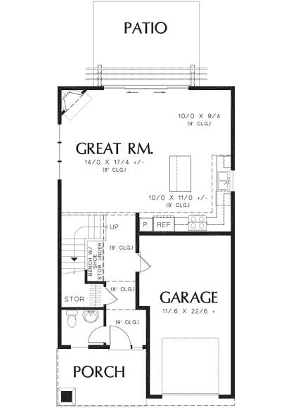 Main Floor for House Plan #2559-00756