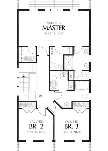 Second Floor for House Plan #2559-00756