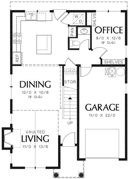 Main Floor for House Plan #2559-00757