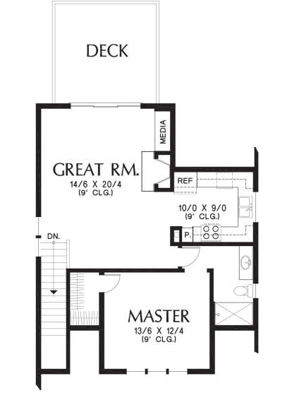 Second Floor for House Plan #2559-00758