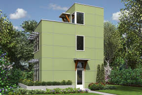 Modern House Plan #2559-00759 Elevation Photo
