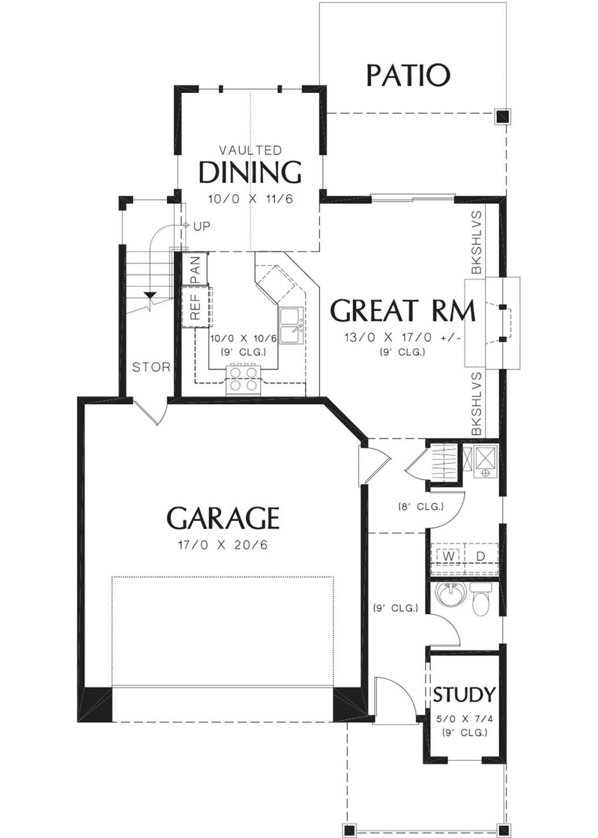 Main Floor for House Plan #2559-00760