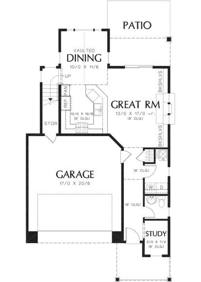 Main Floor for House Plan #2559-00760