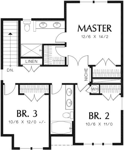 Second Floor for House Plan #2559-00760