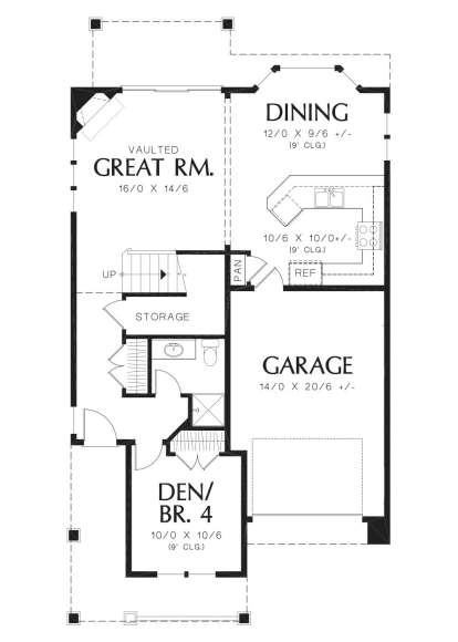 Main Floor for House Plan #2559-00761