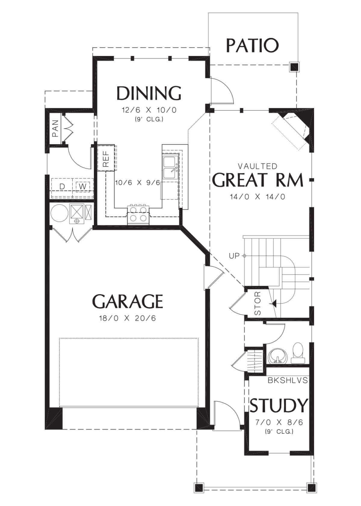 Main Floor for House Plan #2559-00762