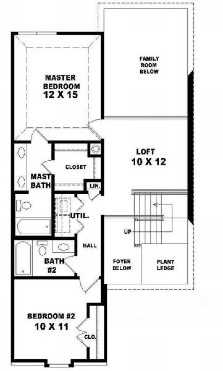 House Plan House Plan #2047 Drawing 2