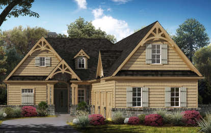 Craftsman House Plan #699-00113 Elevation Photo