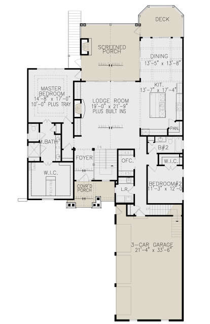 Main Floor for House Plan #699-00113