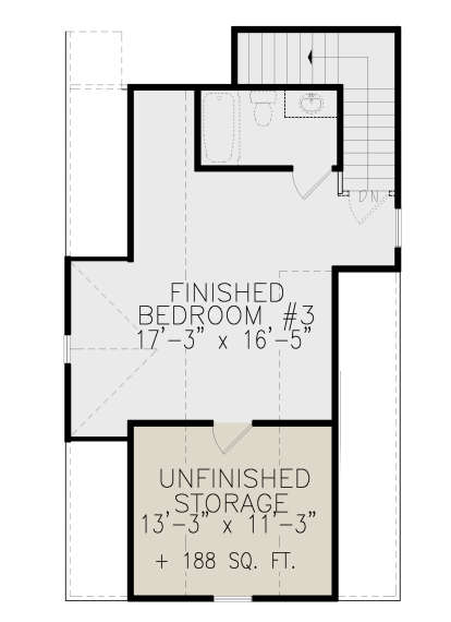 Second Floor for House Plan #699-00113