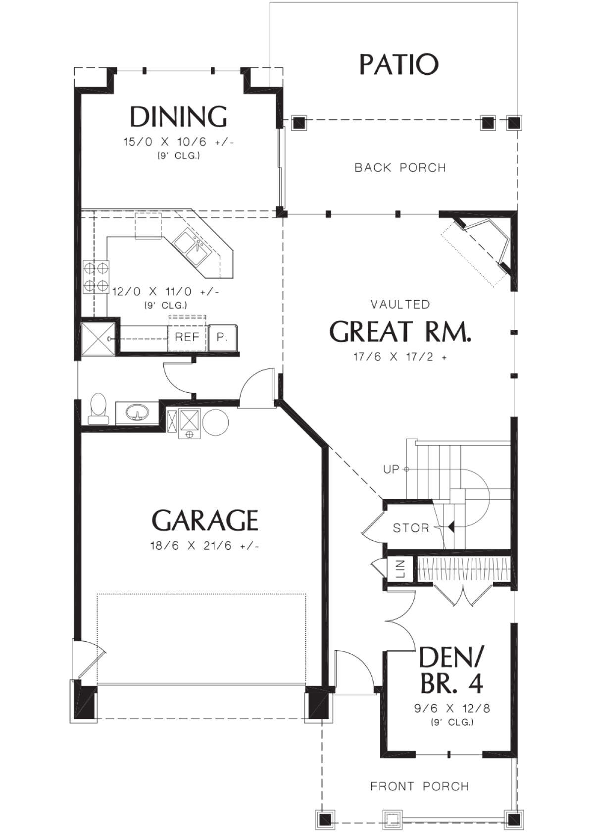 Main Floor for House Plan #2559-00764