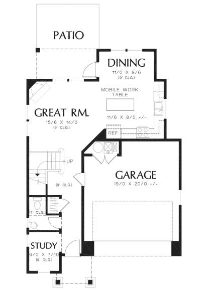 Main Floor for House Plan #2559-00765