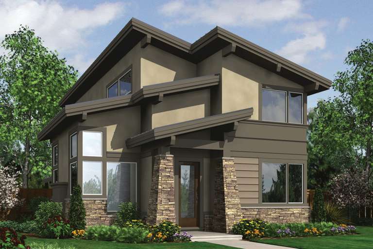 Modern House Plan #2559-00769 Elevation Photo