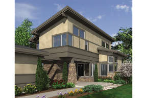 Modern House Plan #2559-00769 Elevation Photo