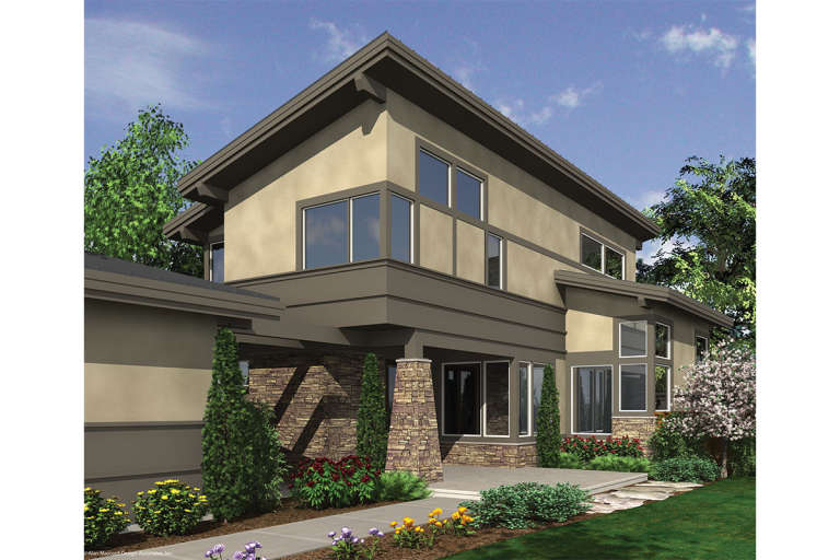 Modern House Plan #2559-00769 Elevation Photo