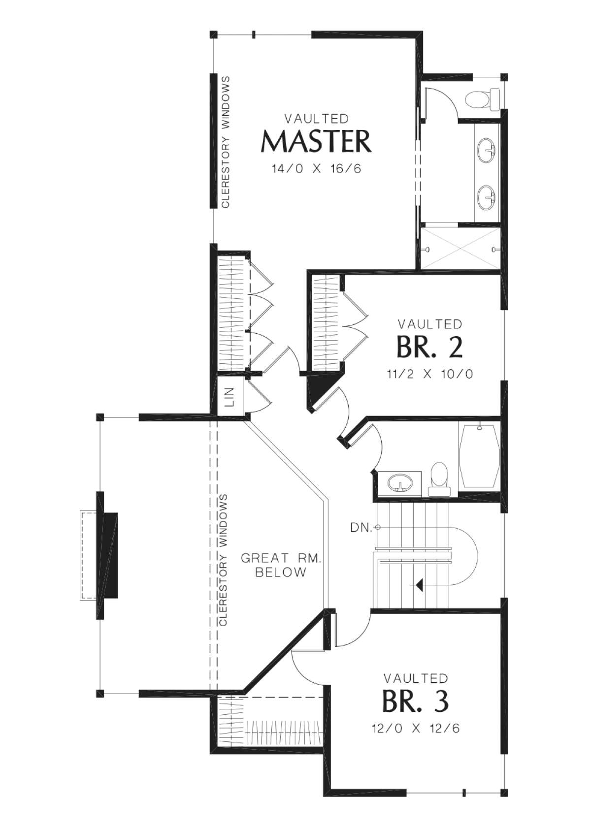 Second Floor for House Plan #2559-00769
