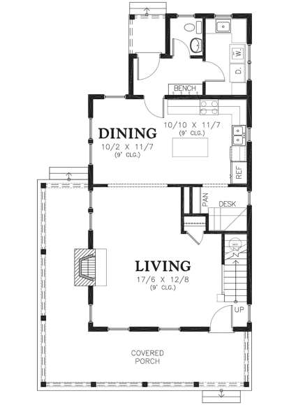 Main Floor for House Plan #2559-00770