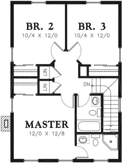 Second Floor for House Plan #2559-00770