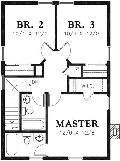 Second Floor for House Plan #2559-00771