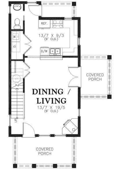 Main Floor for House Plan #2559-00774