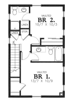 Second Floor for House Plan #2559-00774