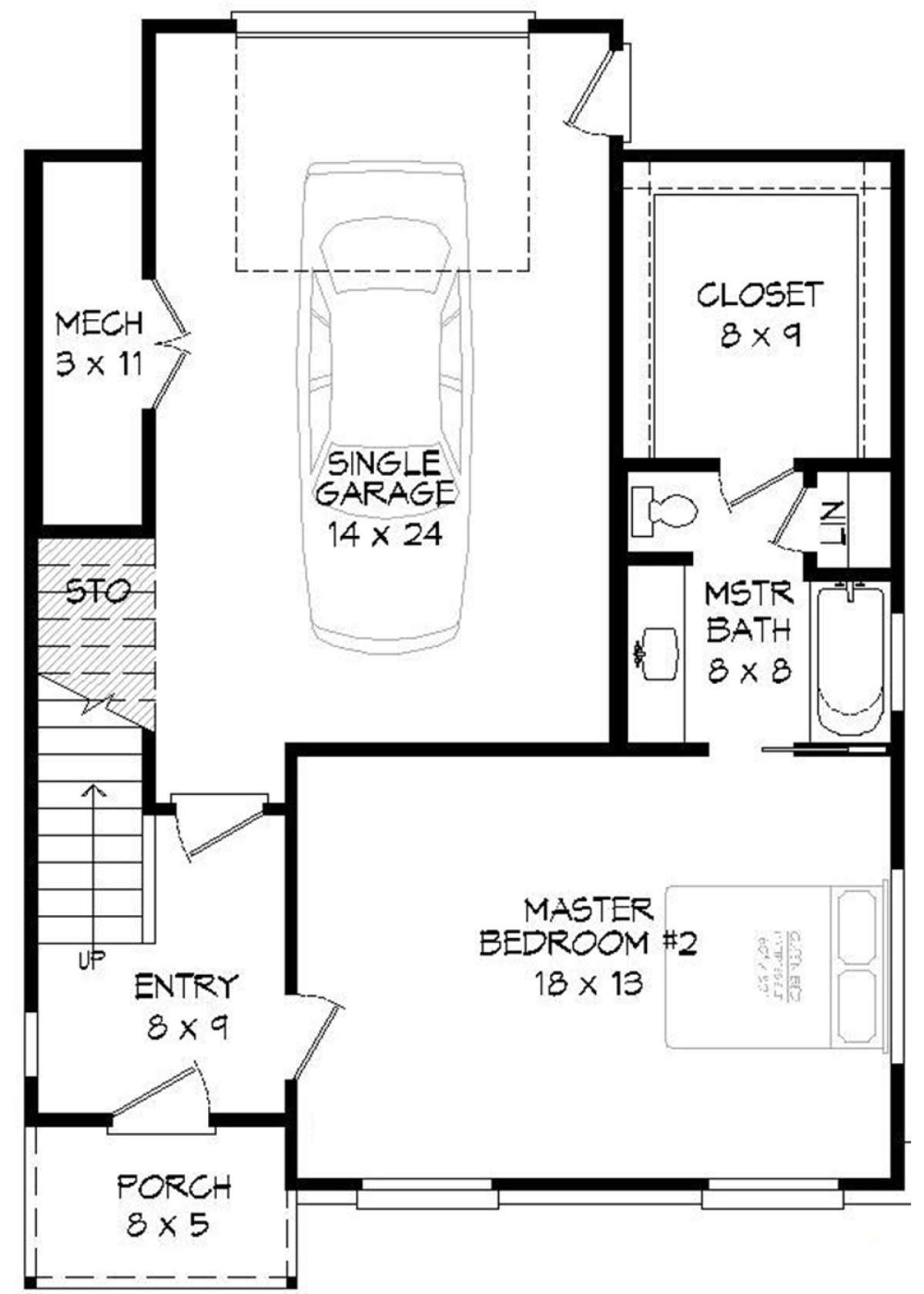 First Floor for House Plan #940-00122