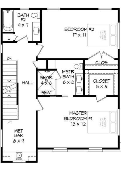 Third Floor for House Plan #940-00122