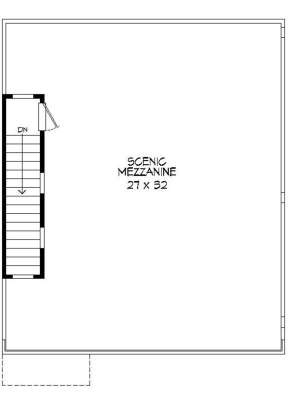 Mezzanine Level for House Plan #940-00122