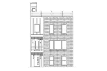 Modern House Plan #940-00123 Elevation Photo