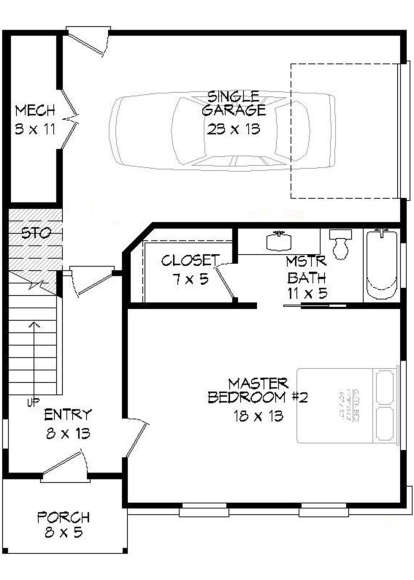 First Floor for House Plan #940-00123