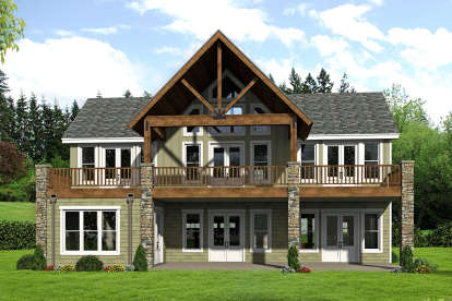 Mountain House Plan #940-00124 Elevation Photo