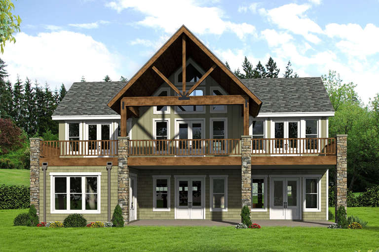 Mountain House Plan #940-00124 Elevation Photo
