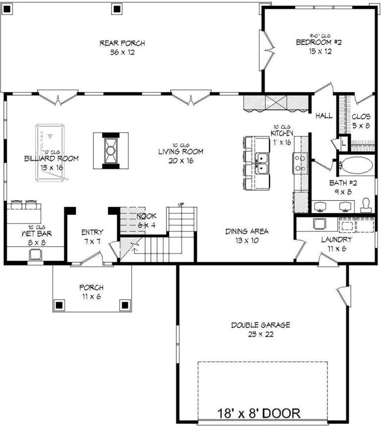 House Plan House Plan #20487 Drawing 1