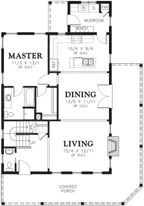 Main Floor for House Plan #2559-00775