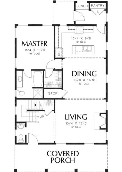 Main Floor for House Plan #2559-00776