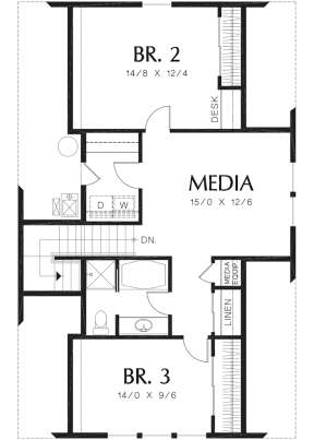 Second Floor for House Plan #2559-00776