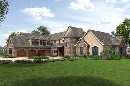 French Country House Plan #2559-00779 Elevation Photo