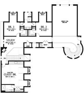 Second Floor for House Plan #2559-00779
